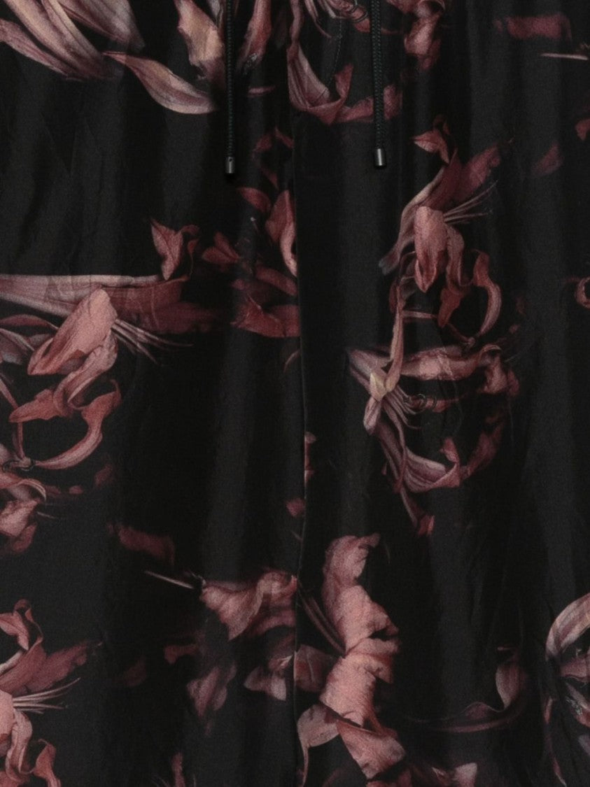 Dries Van Noten Relaxed-Fit Floral Print Trousers