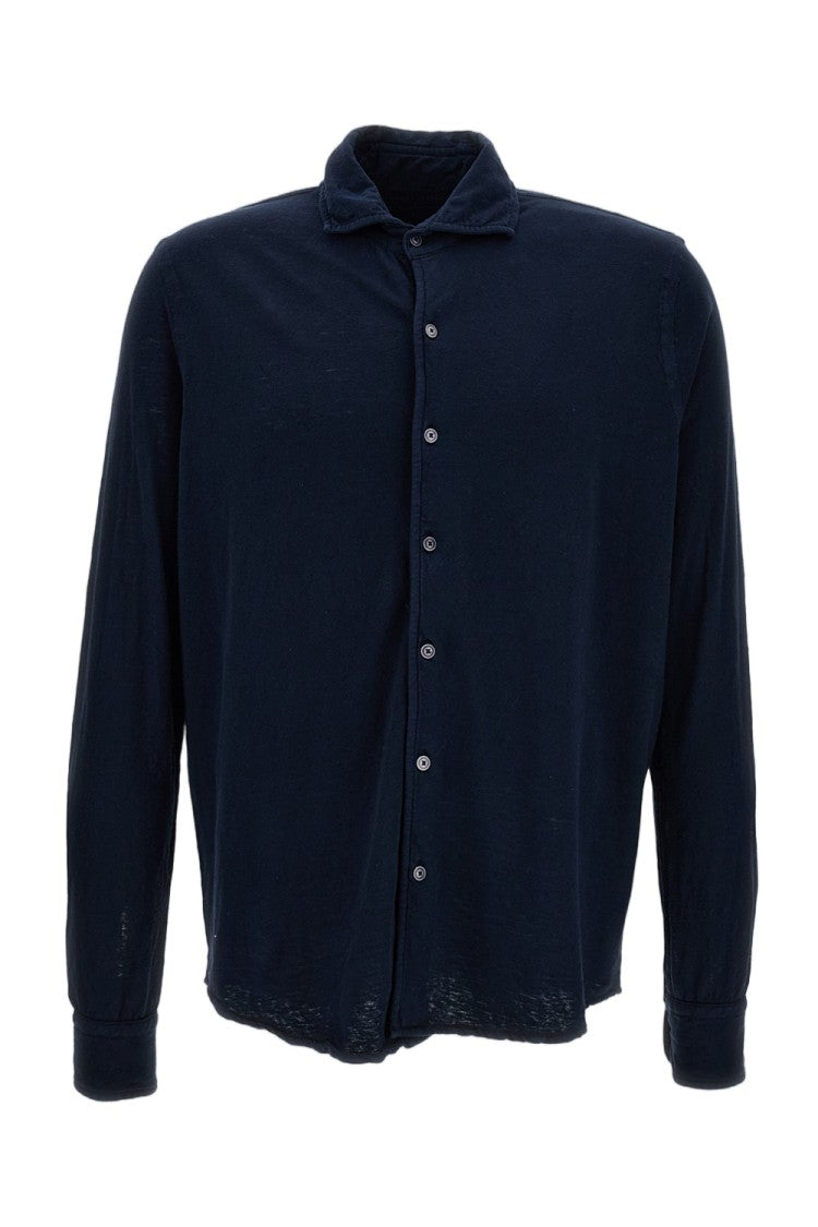 Original Vintage Long-Sleeved Cotton And Linen Sweater