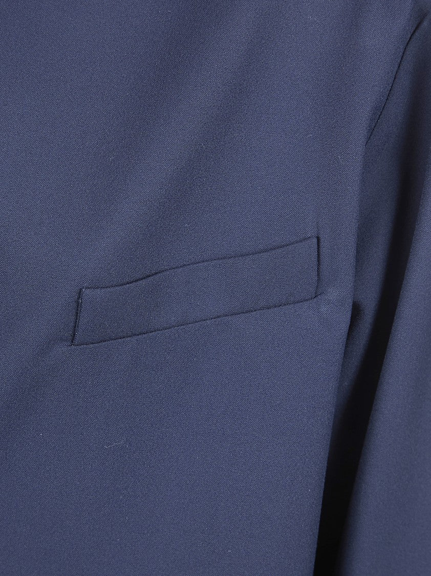 Fabiana Filippi Techno Tailoring Fabric Stand-Up Collar Jacket