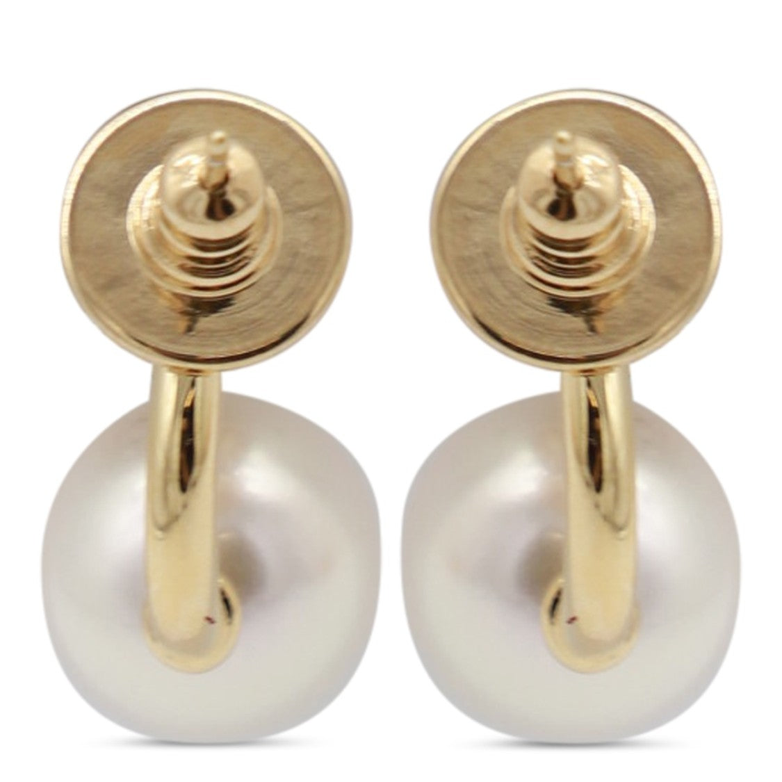 Jimmy Choo Gold Metal Earrings