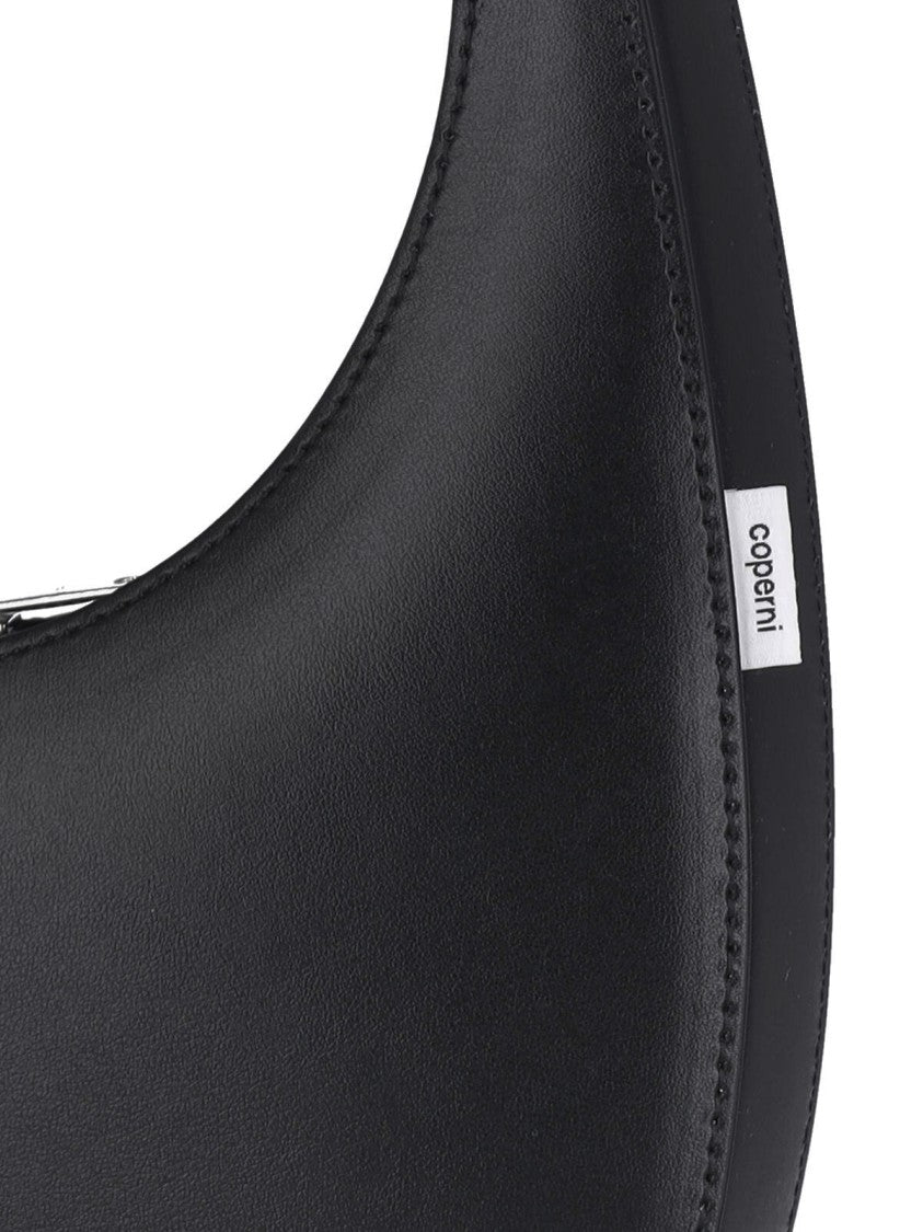 Coperni "Swipe" Shoulder Bag, In Black Leather