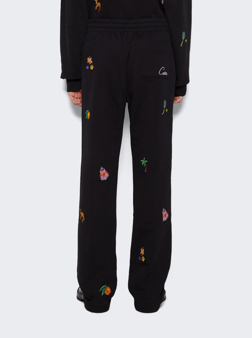 Casablanca Elements En Crayon Embroidered Pintuck Jogger