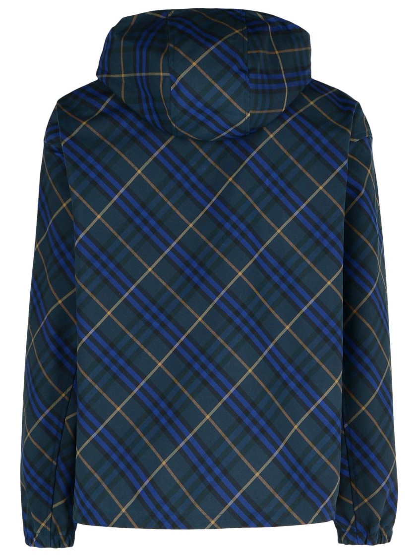 Burberry 'Check' Navy Nylon Jacket