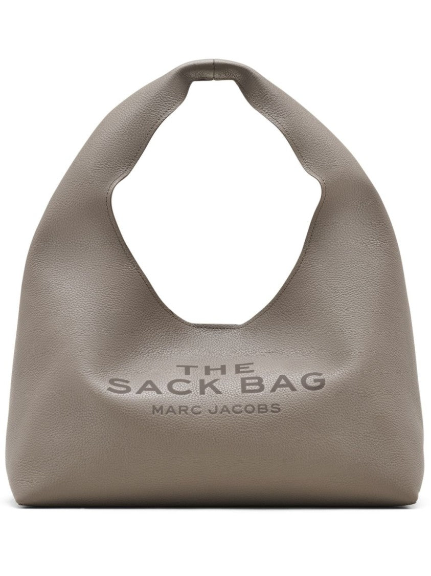 Marc Jacobs Grey Leather Hobo Bag