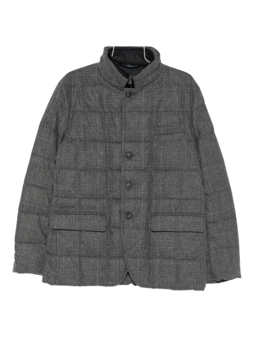 Fay Structured Classic Men's Coat With Tailored Fit