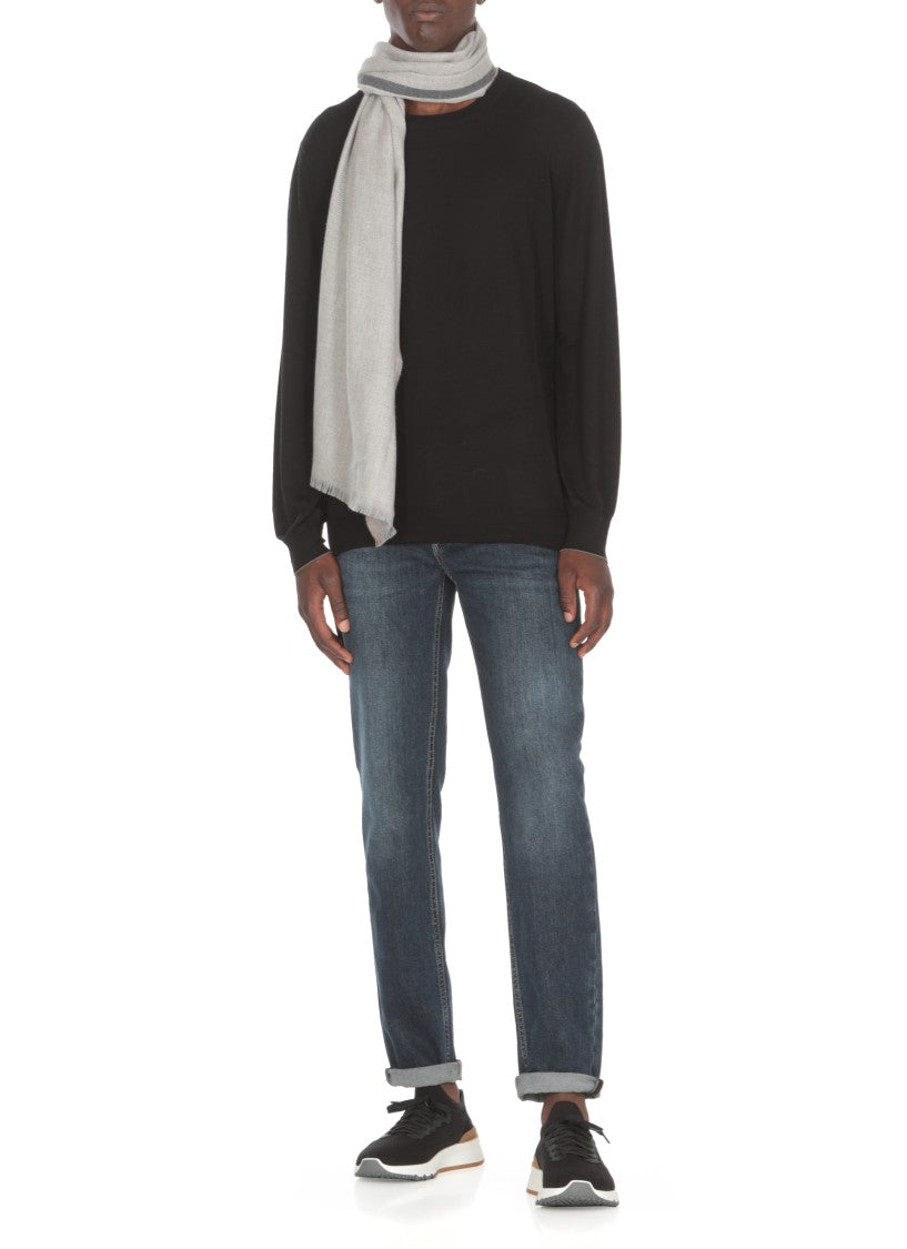 Brunello Cucinelli Cashmere And Wool Scarf