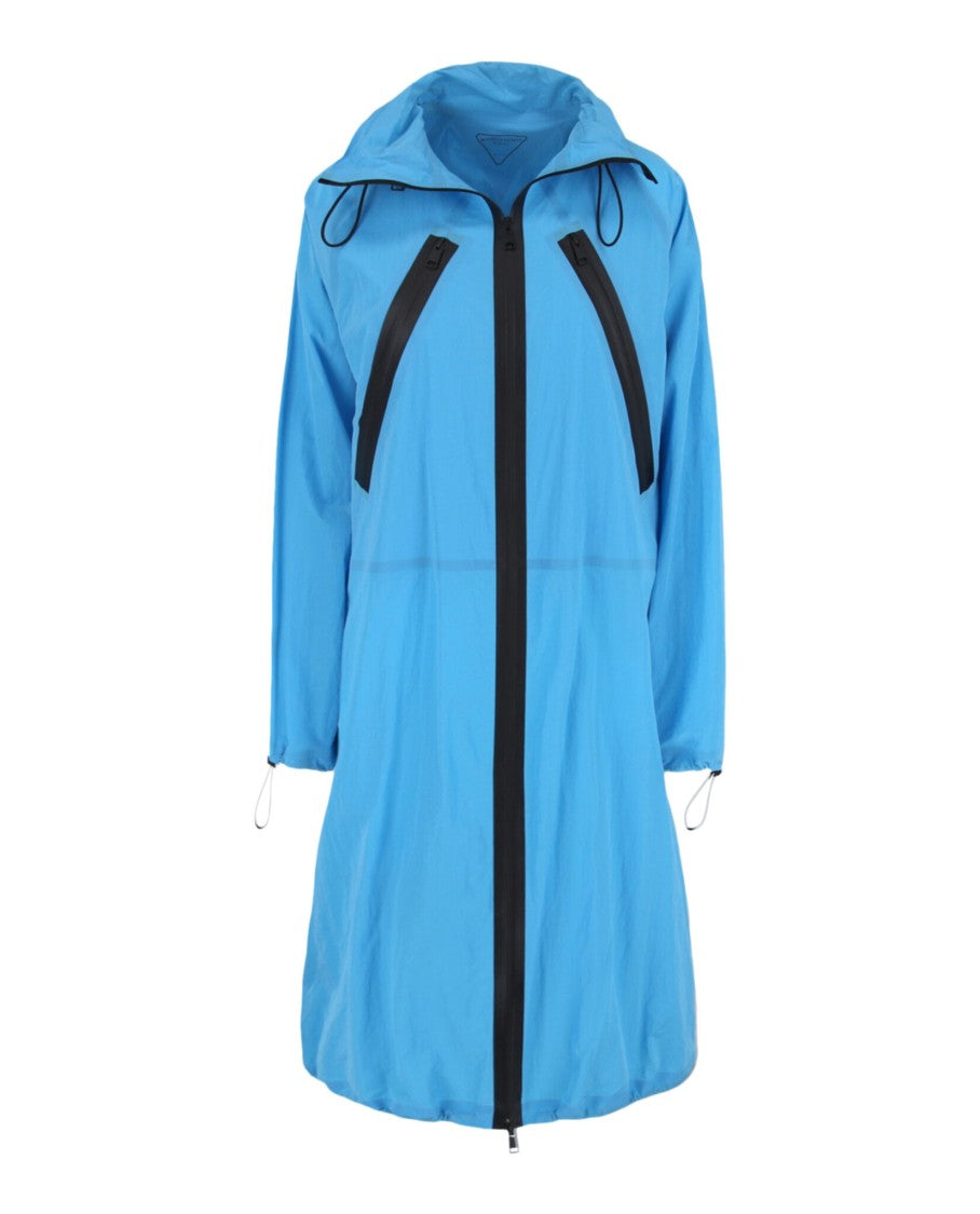 Bottega Veneta Waterproof Parka With Adjustable Bungee Details And Oversized Fit