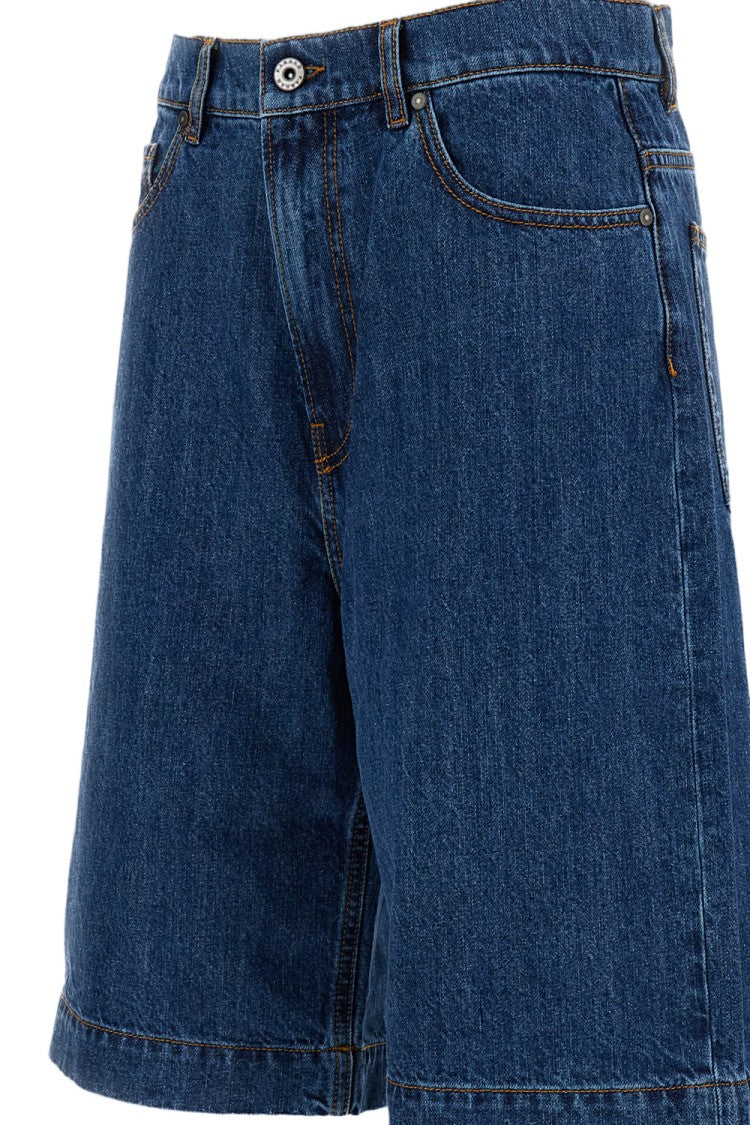Parosh Baggy Bermuda Shorts With Classic 5-Pocket Design