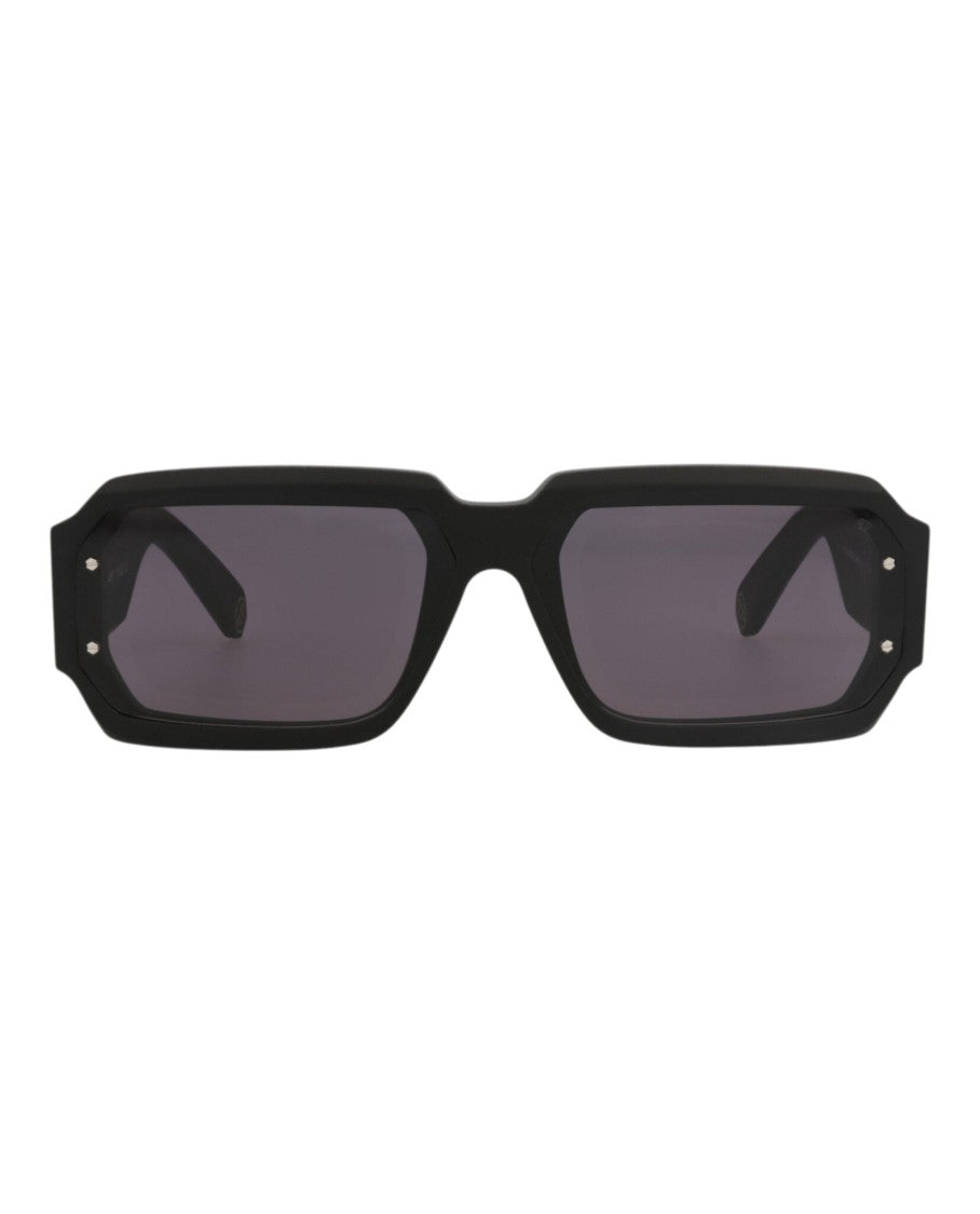 Philipp Plein Bold Square-Frame Acetate Sunglasses With Gothic Details