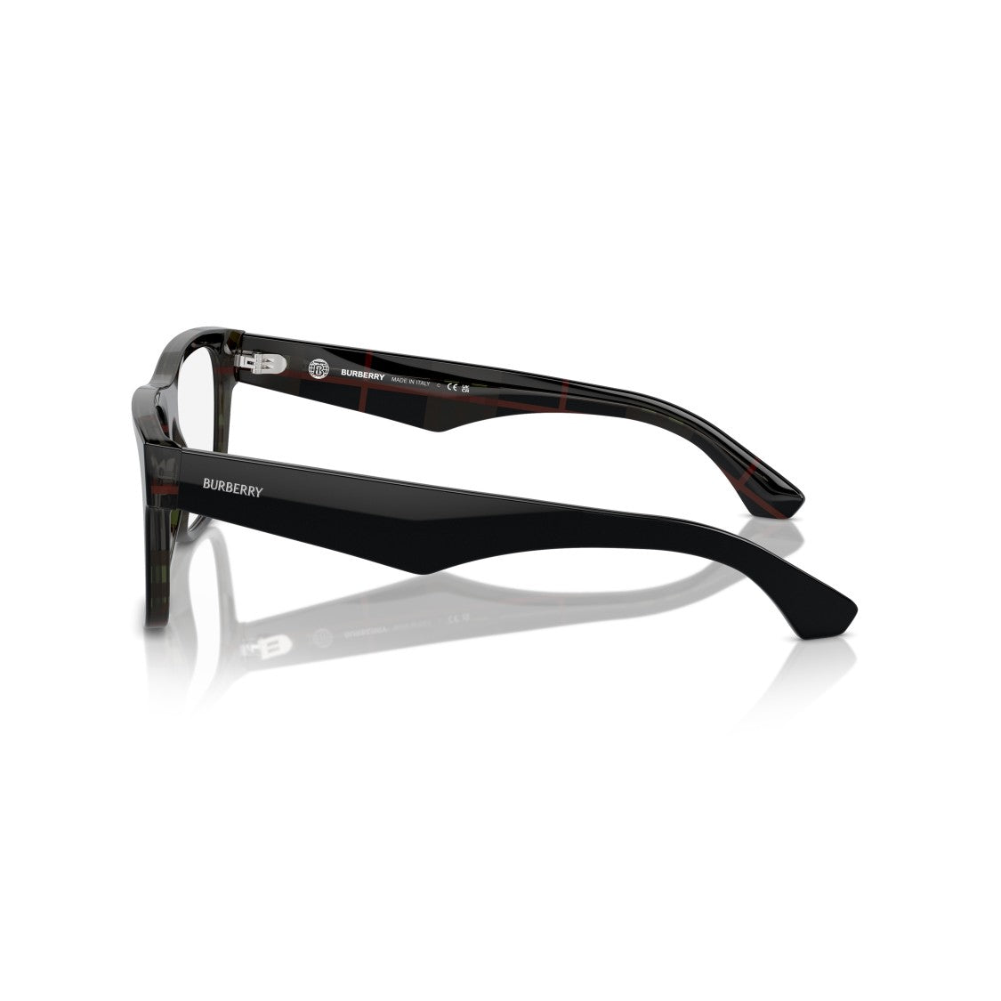 Burberry 0Be2411 Bold Rectangular Acetate Eyeglasses