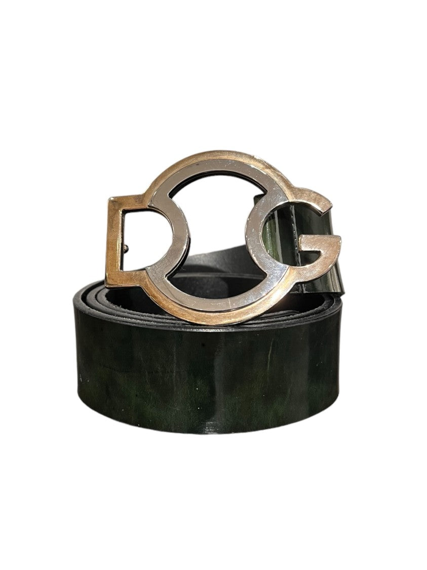 Fendi Green Logo Belt