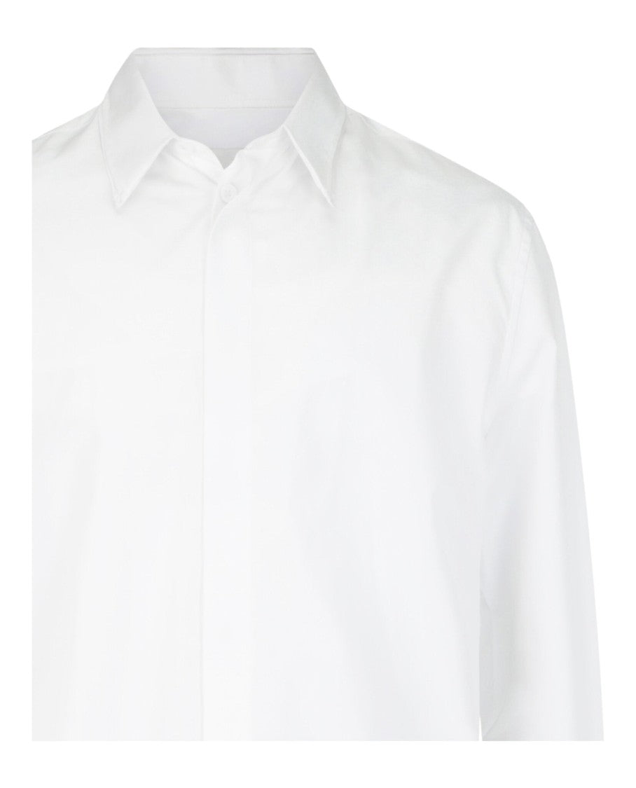 Givenchy Logo-Enhanced Collared Shirt With Concealed Closure