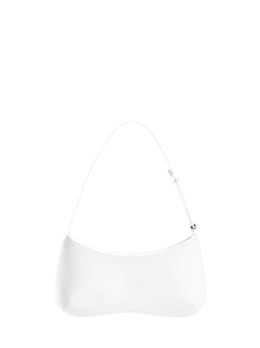 Jacquemus White Adjustable Strap Leather Shoulder Bag