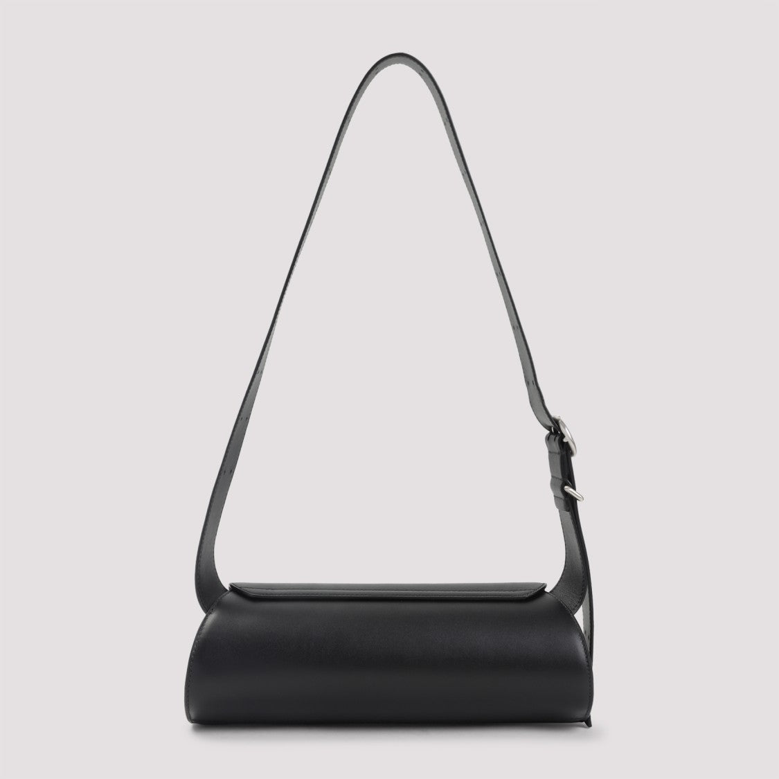 Jil Sander Black Lamb Leather Sm Cannolo Handbag