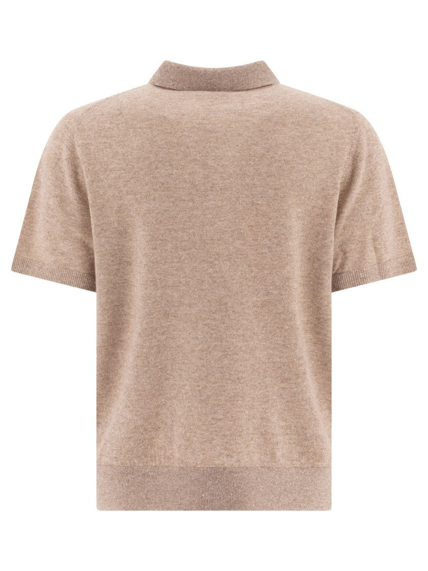 Vince Linen, Wool And Chashmere Polo Shirt