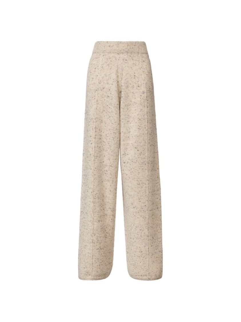 Fabiana Filippi Speckled Knit Wide-Leg Pants
