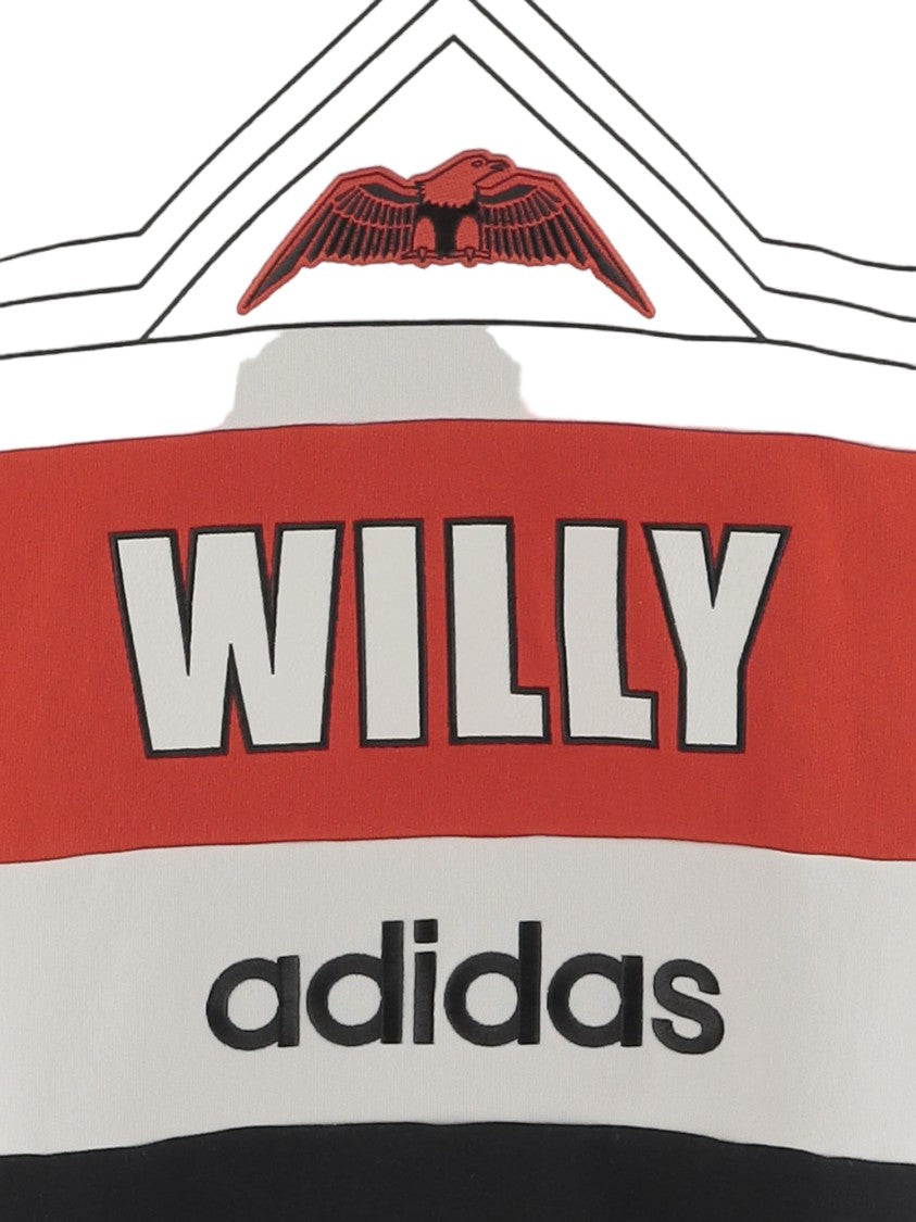 Adidas X Willy Chavarria Graphic Print Cotton Sweatshirt
