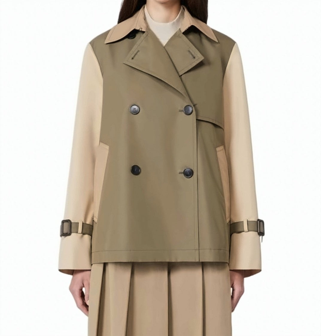 Weekend Wkdbiglia Technical Gabardine Trench Coat