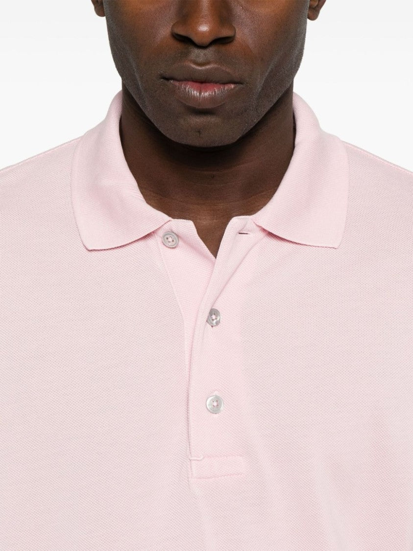 Tom Ford Light Pink Short-Sleeve Polo
