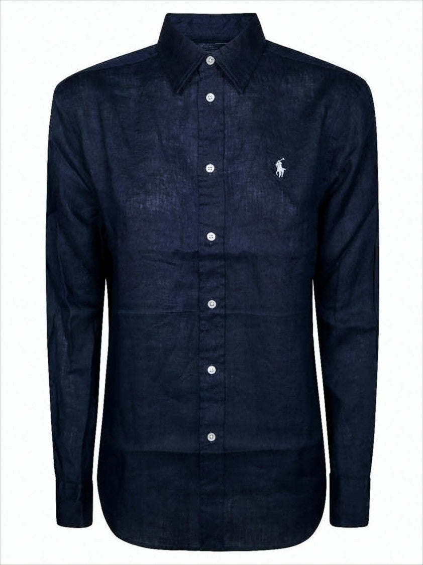 Polo Ralph Lauren Lightweight Linen Button-Up Shirt With Classic Collar