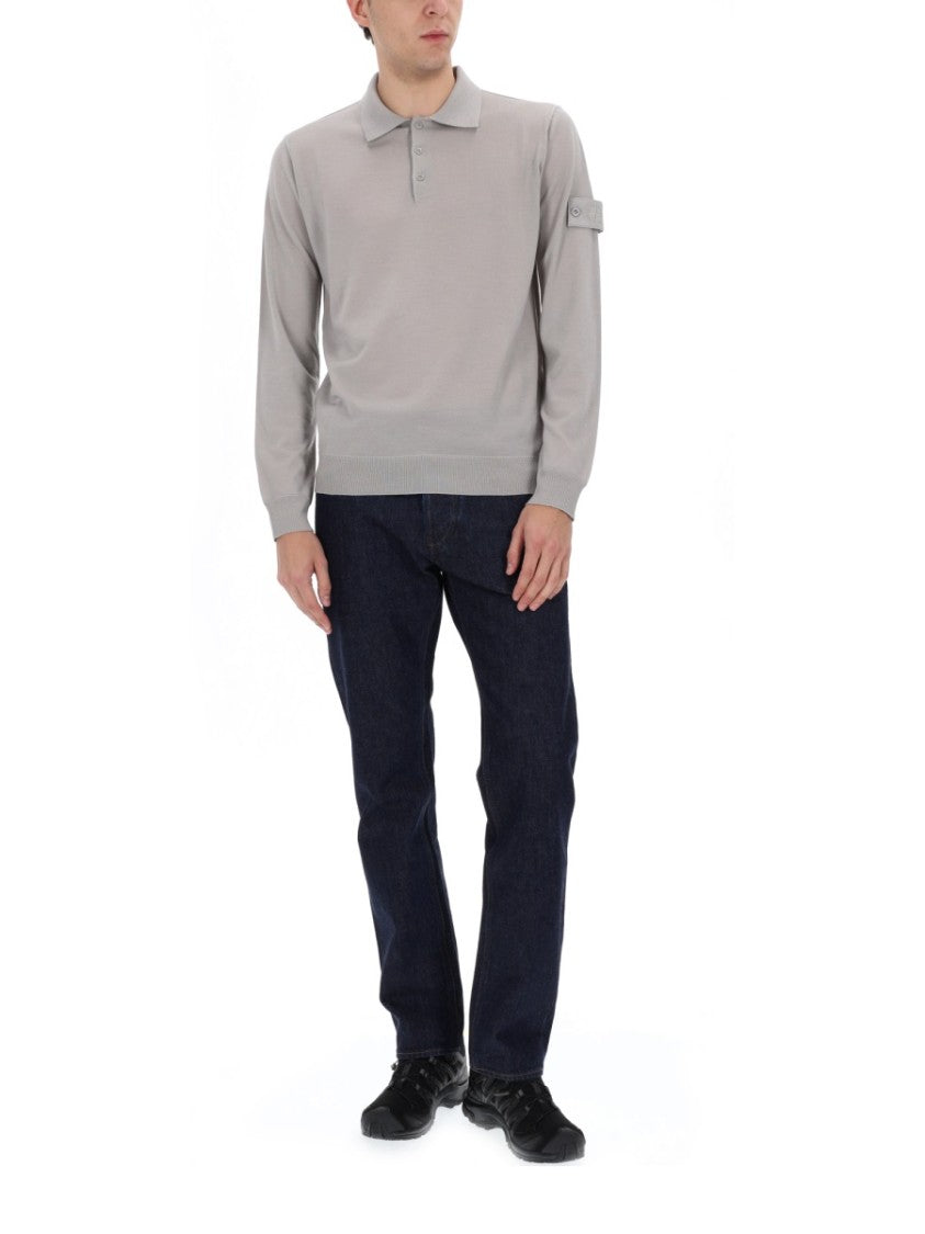 Stone Island Dark Indigo Straight-Leg Classic Denim Jeans