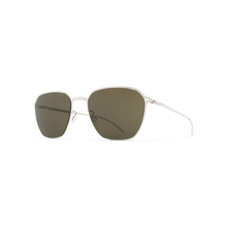 Mykita Anders Geometric Olive Green-Tinted Sunglasses