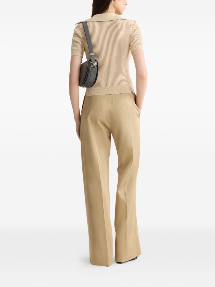 Patou Silk And Nylon Blend Knit Sweater