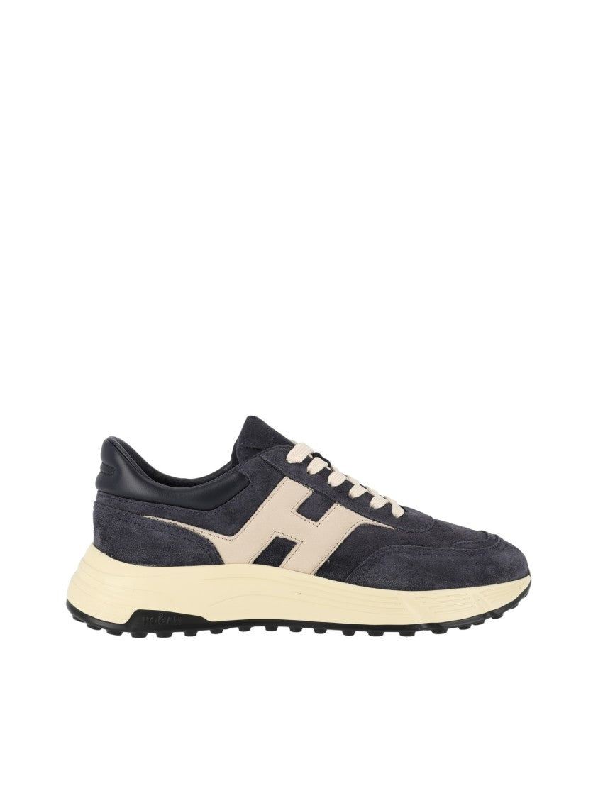 Hogan Hyperlight Leather Suede Sneakers