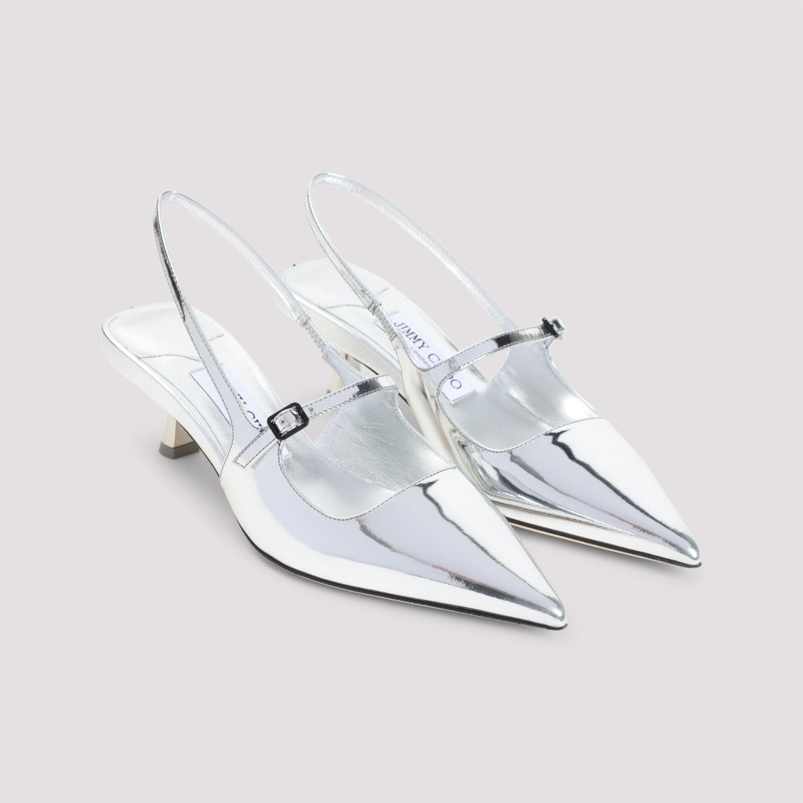 Jimmy Choo Slingback Heels With Pointed Toe