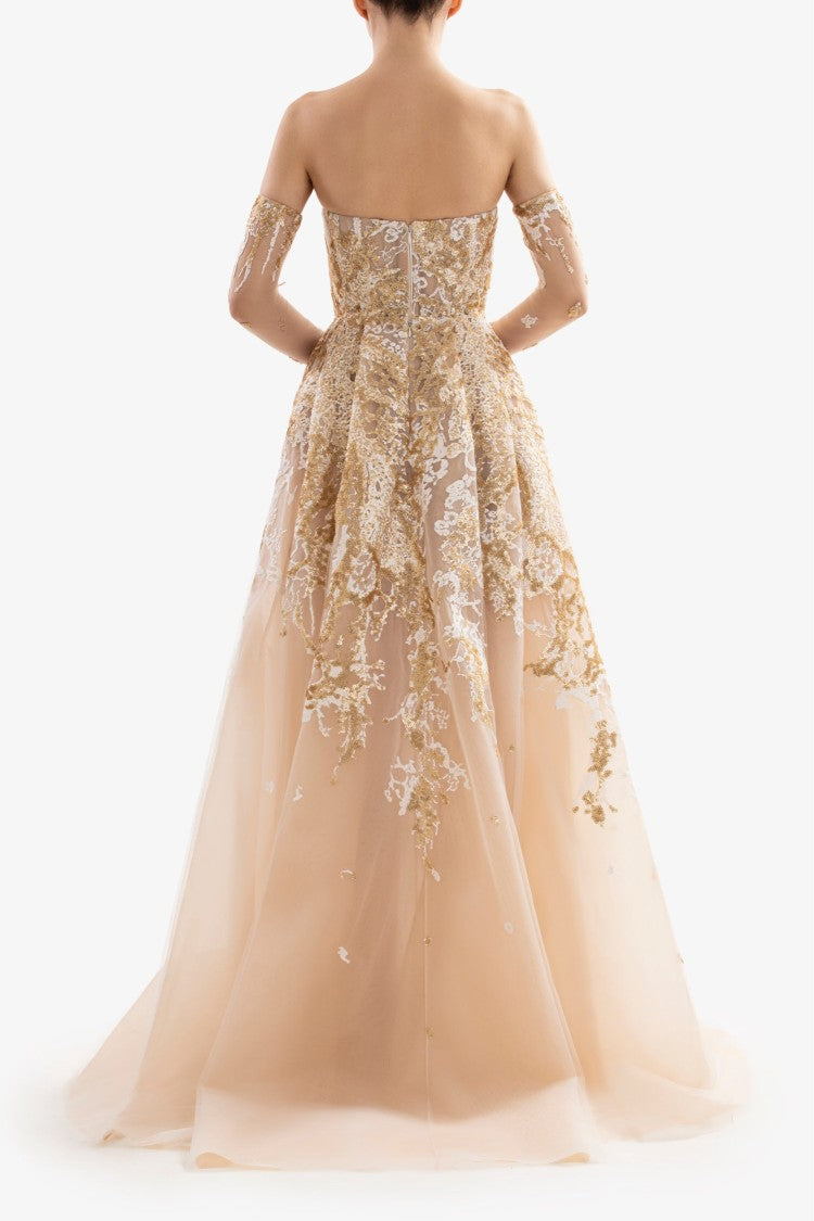 Saiid Kobeisy Embroidered Dress