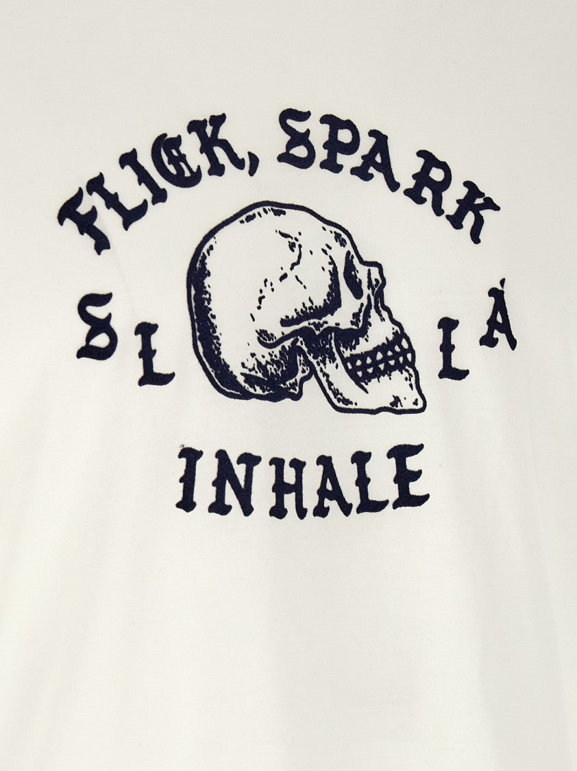 Second/Layer Flick, Spark, Inhale Ringer T-Shirt