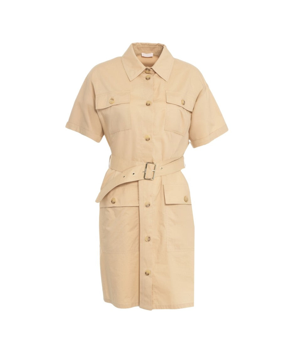 Liu Jo Shirt Dress With Waist Belt