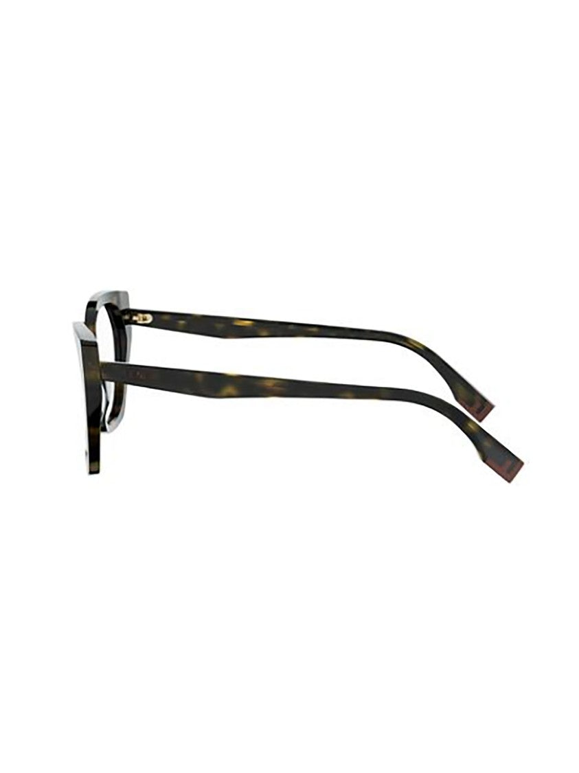 Fendi Brown Fe50136i Bold Cat-Eye Frames