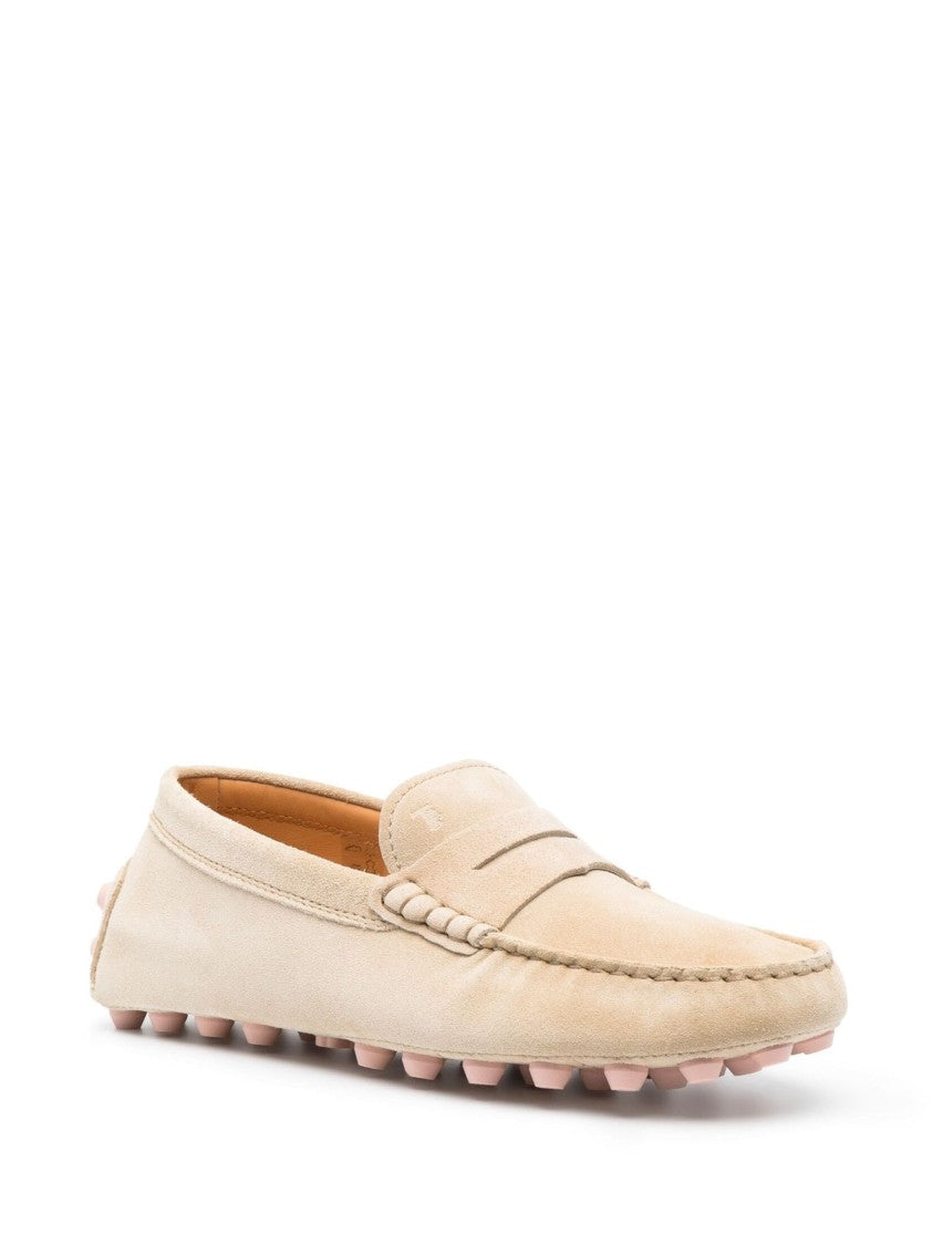 Tod's Gommino Bubble Suede Mocasins