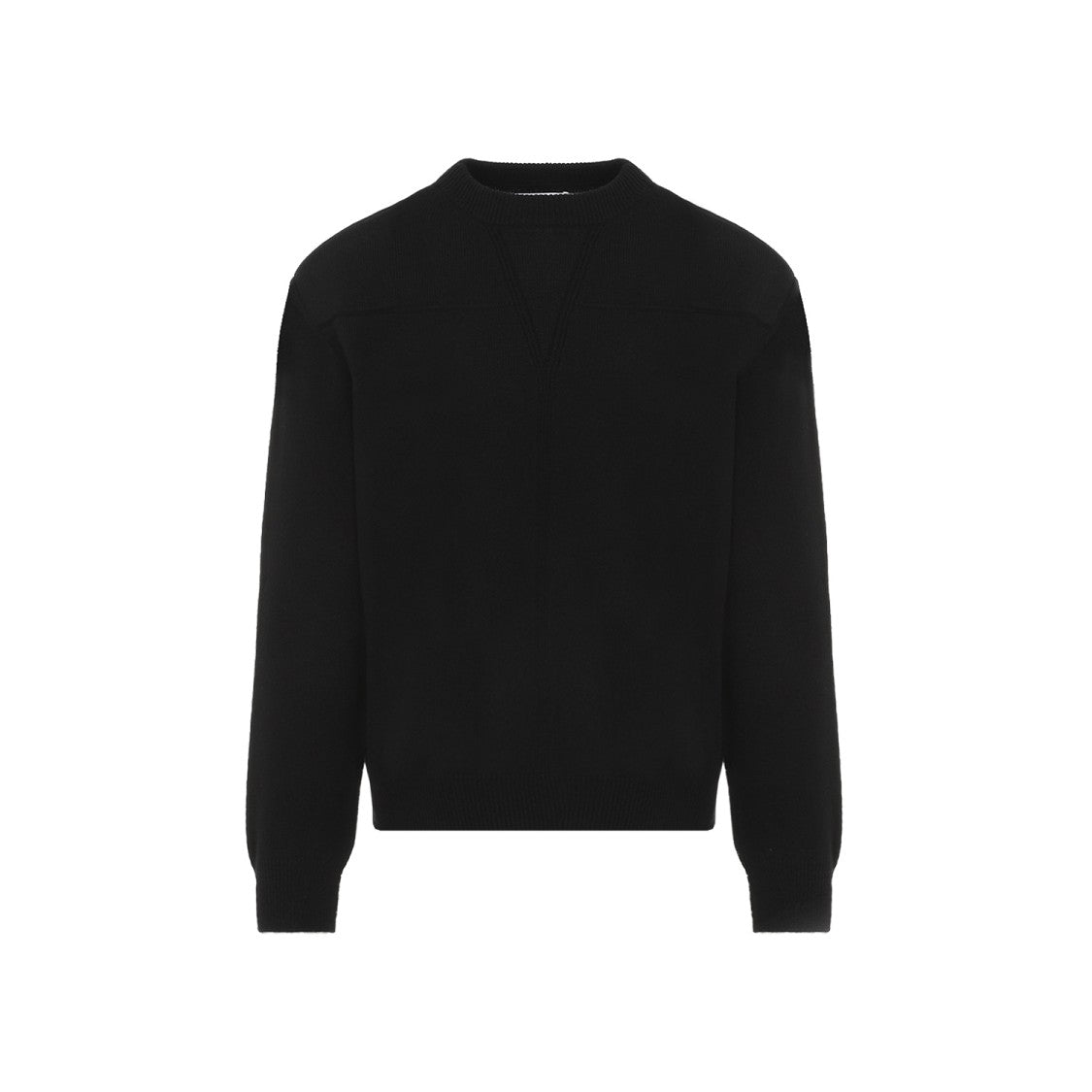 Jil Sander Black Wool-Blend Pullover