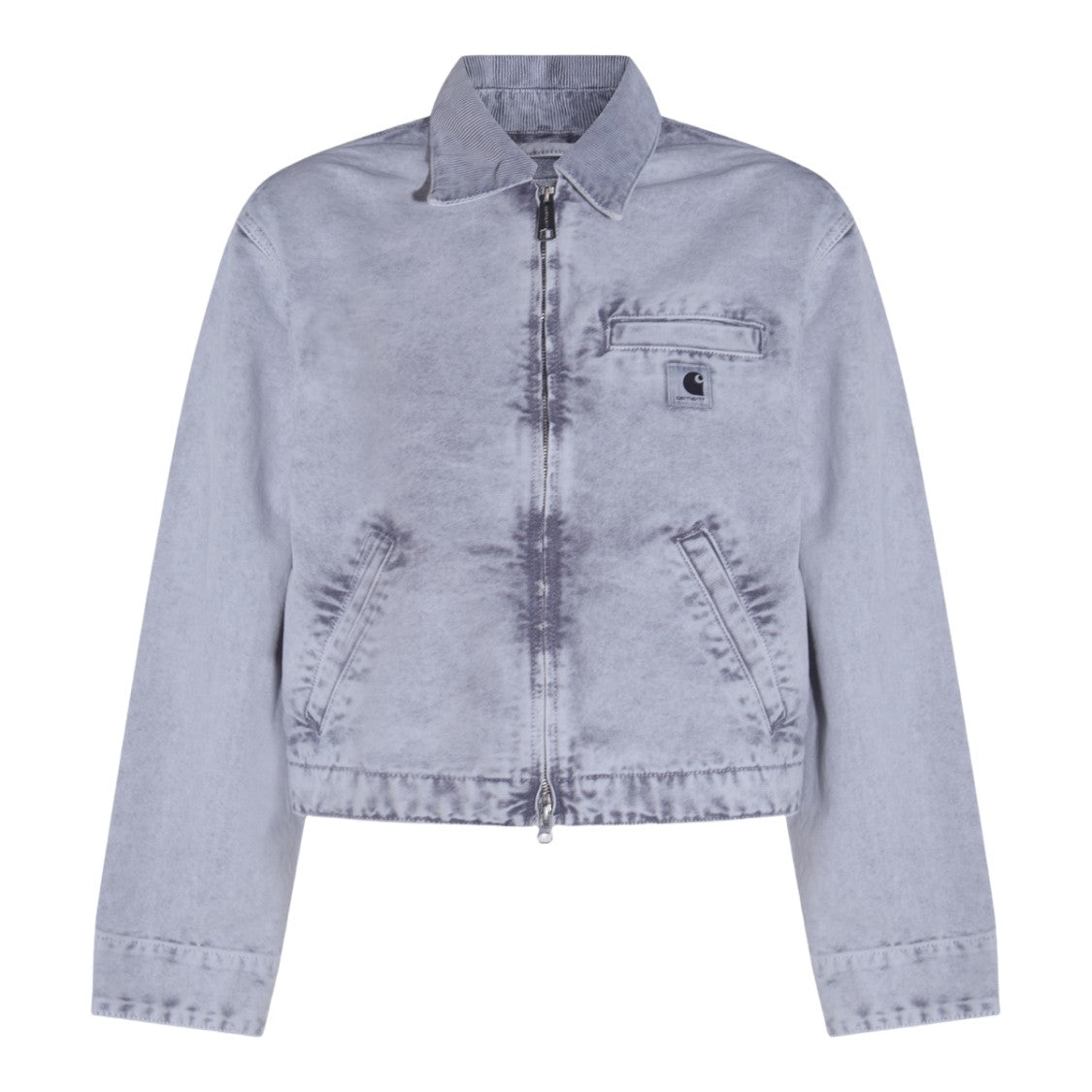 Carhartt Wip Washed Denim Jacket With Classic Collar