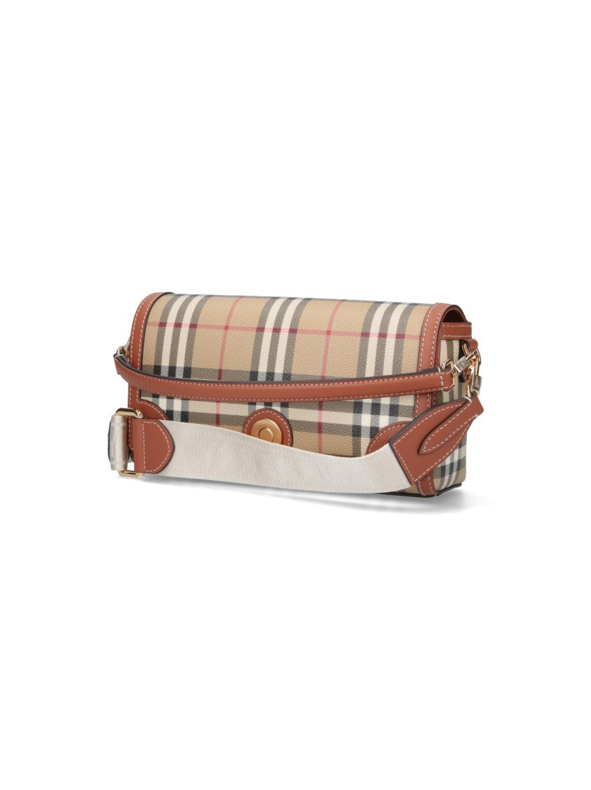 Burberry "Note" Crossbody Bag – Beige