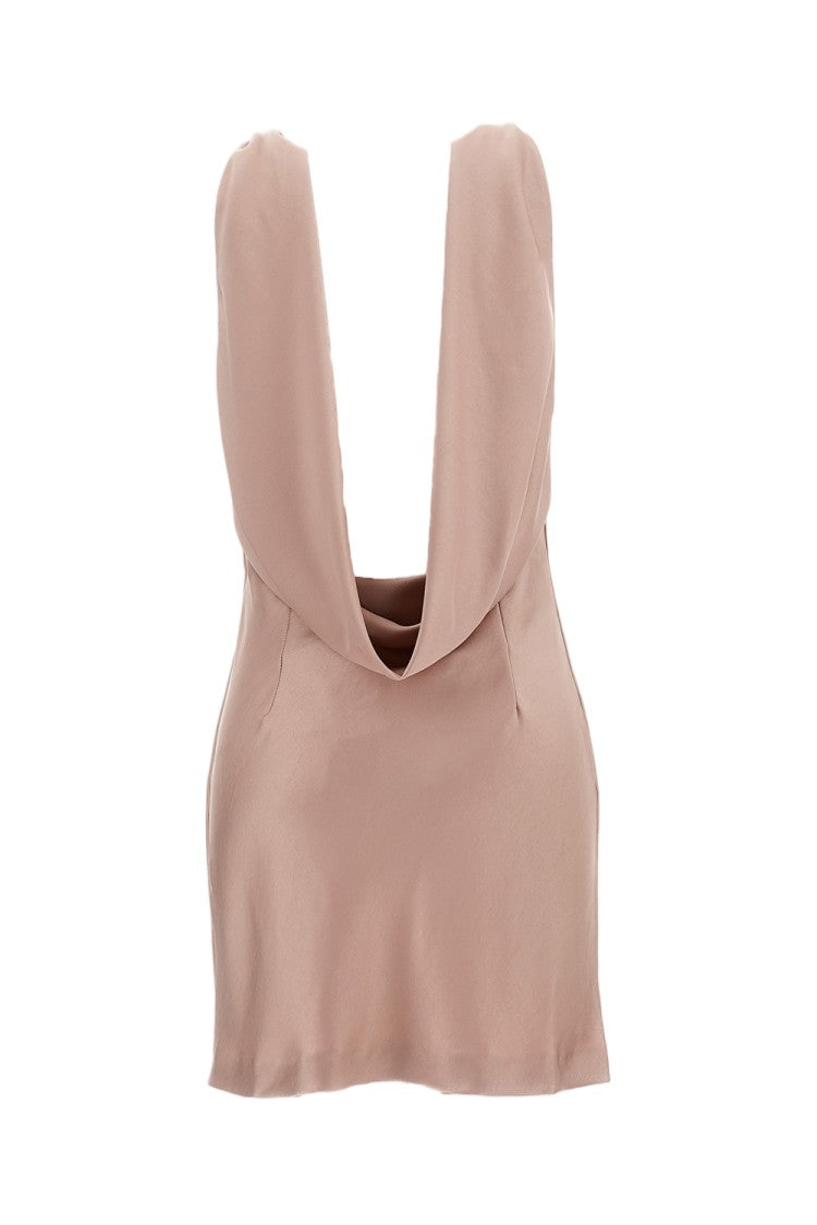 The Andamane Fluid Blush Pink Sleeveless Mini Dress