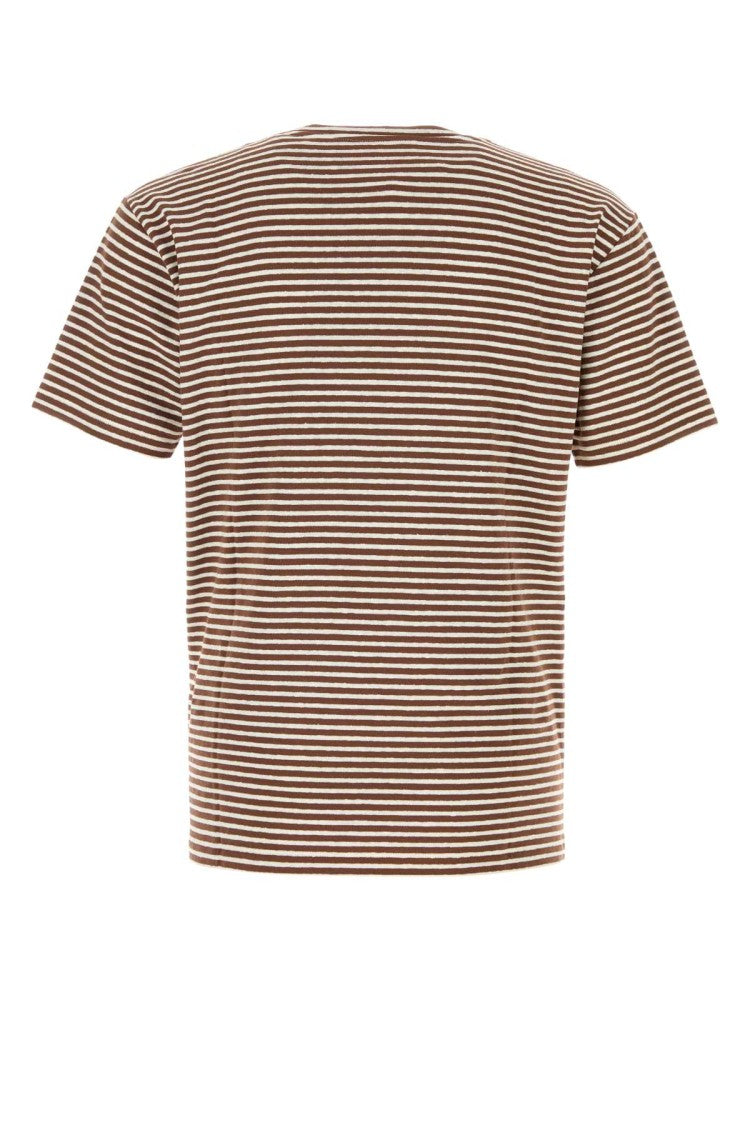 Valentino Garavani Embroidered Stretch Linen Blend T-Shirt