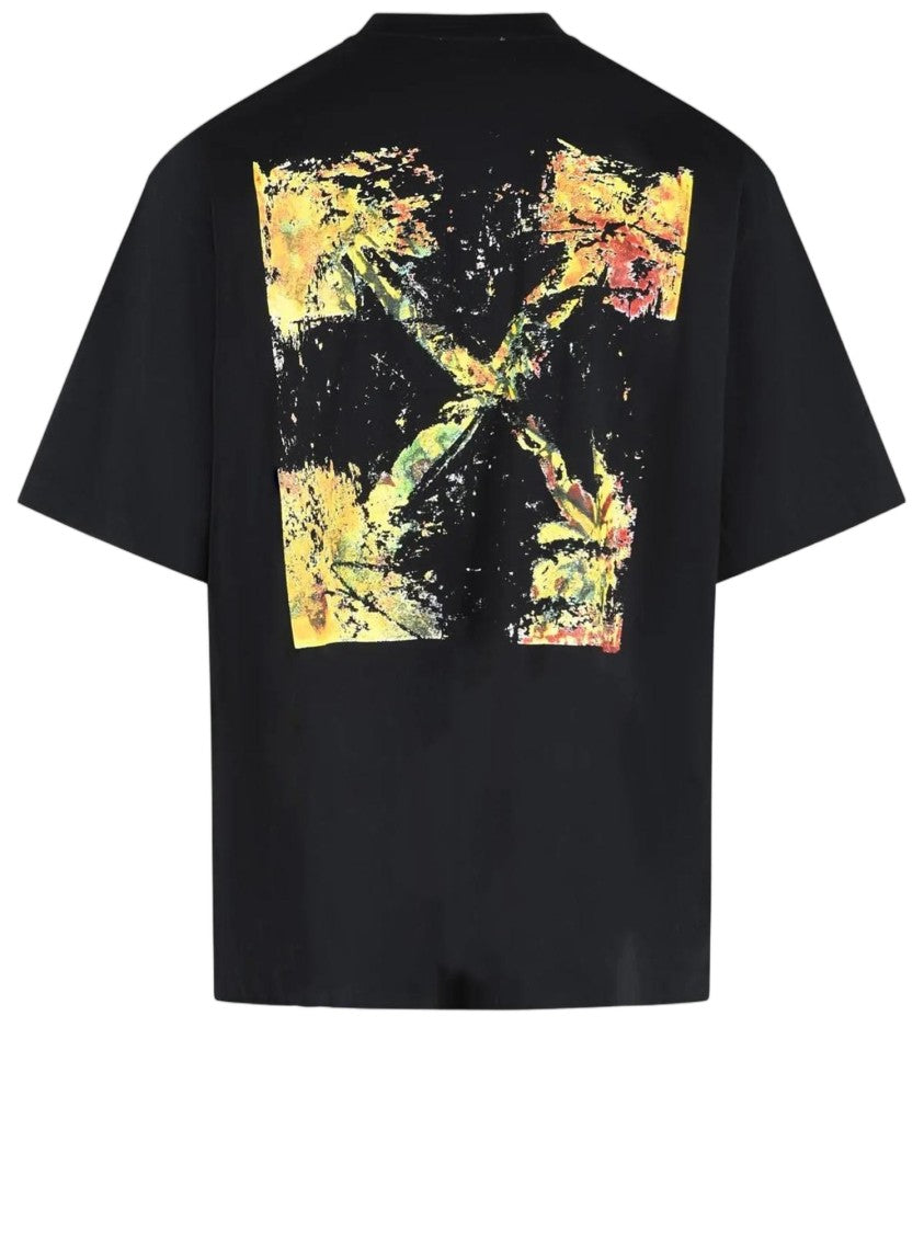 Off-White Spices Arrow Cotton T-Shirt With Artistic Logo Design