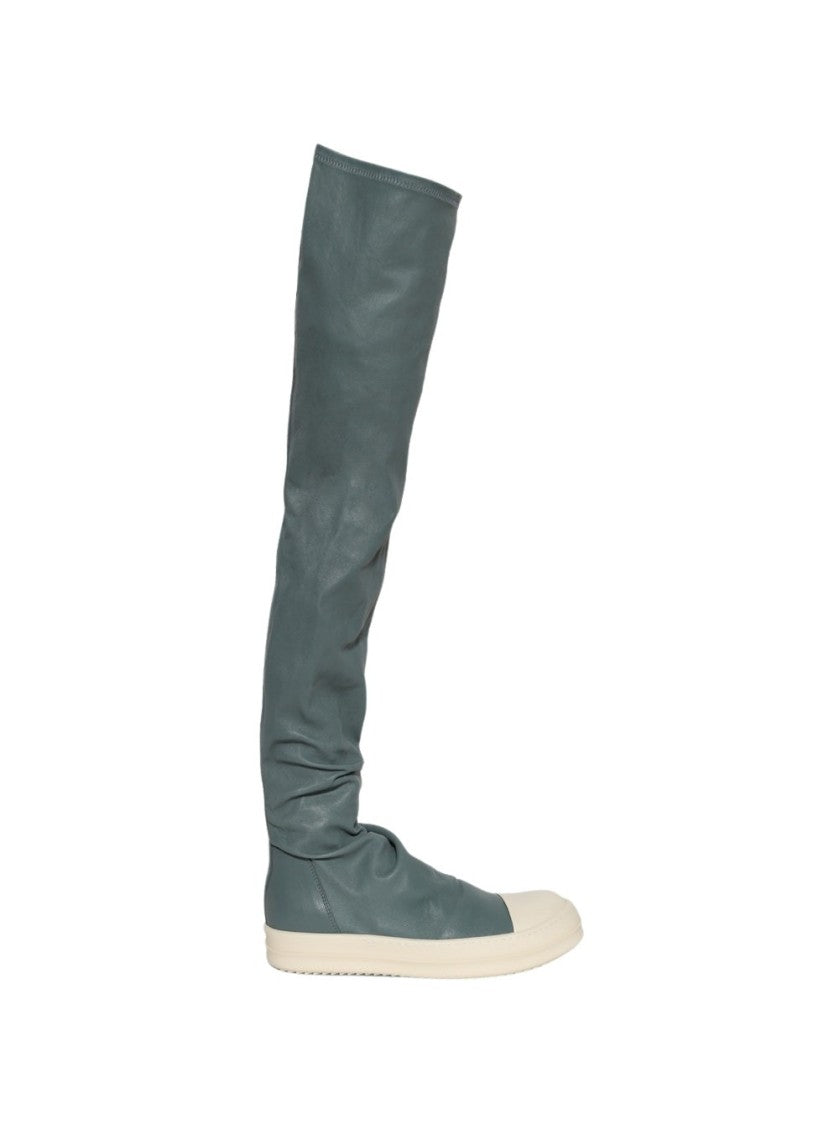 Rick Owens Knee-High Stocking Sneakers Mouthwash And Milk