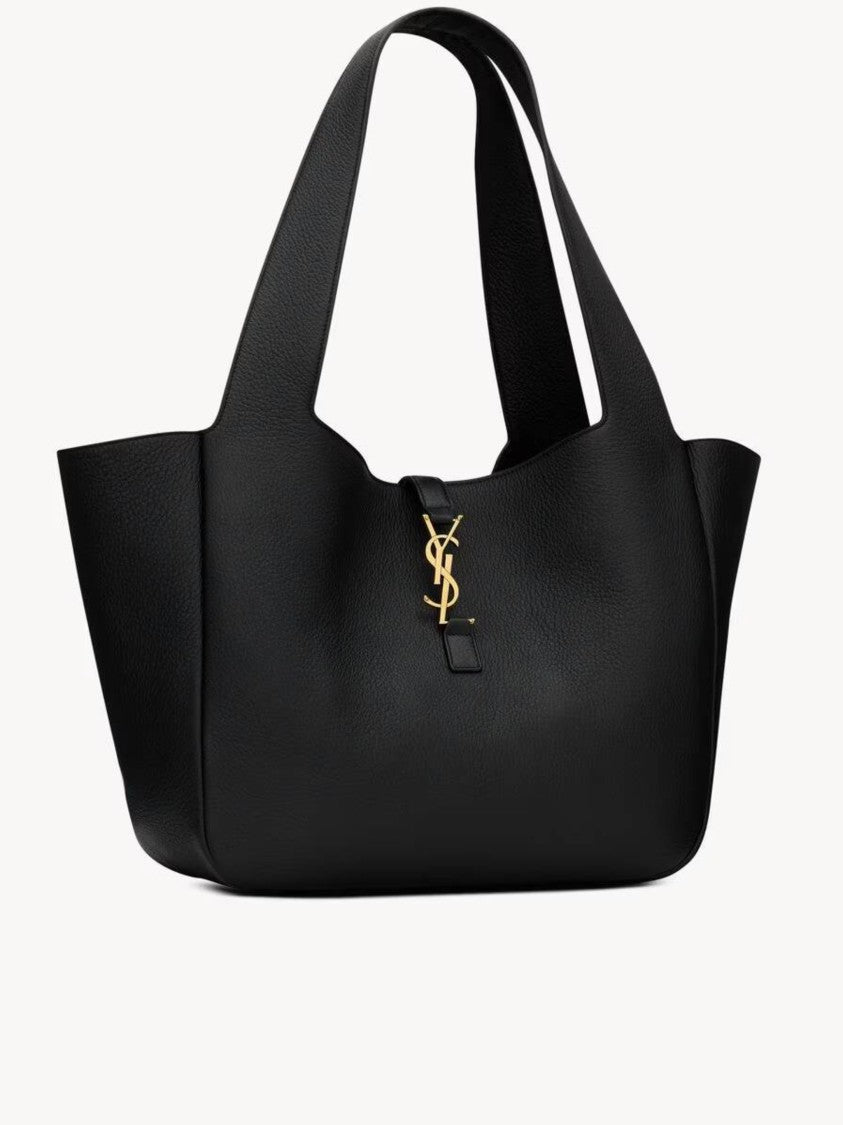Saint Laurent Bea M Structured Black Handbag