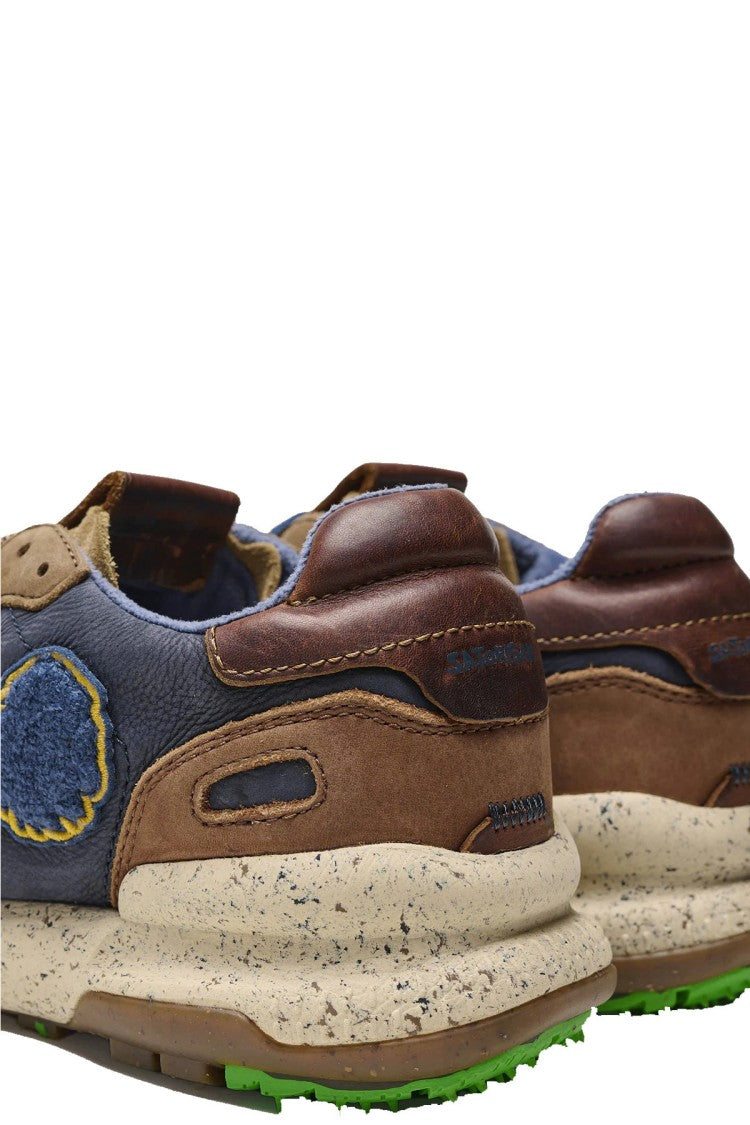 Satorisan Multicolor Leather Low-Top Sneakers