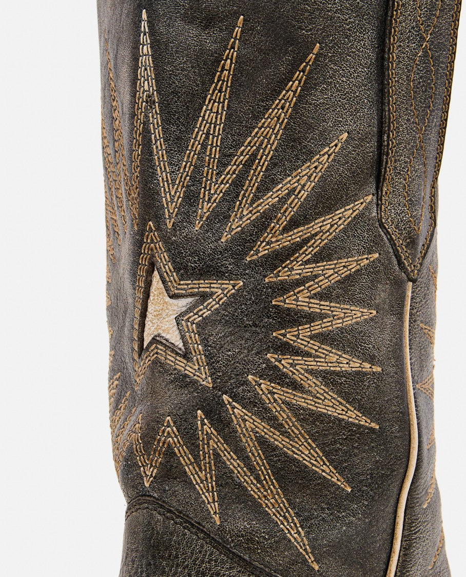 Golden Goose 4Mm Wish Star Leather Boots
