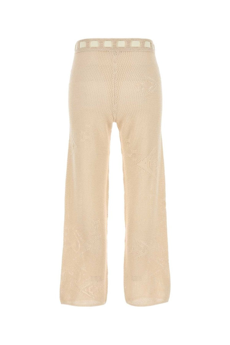 Bode Beige Crochet Pant
