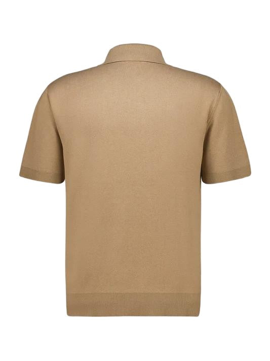Gucci Short-Sleeved Polo Pullover With Ribbed Cuffs