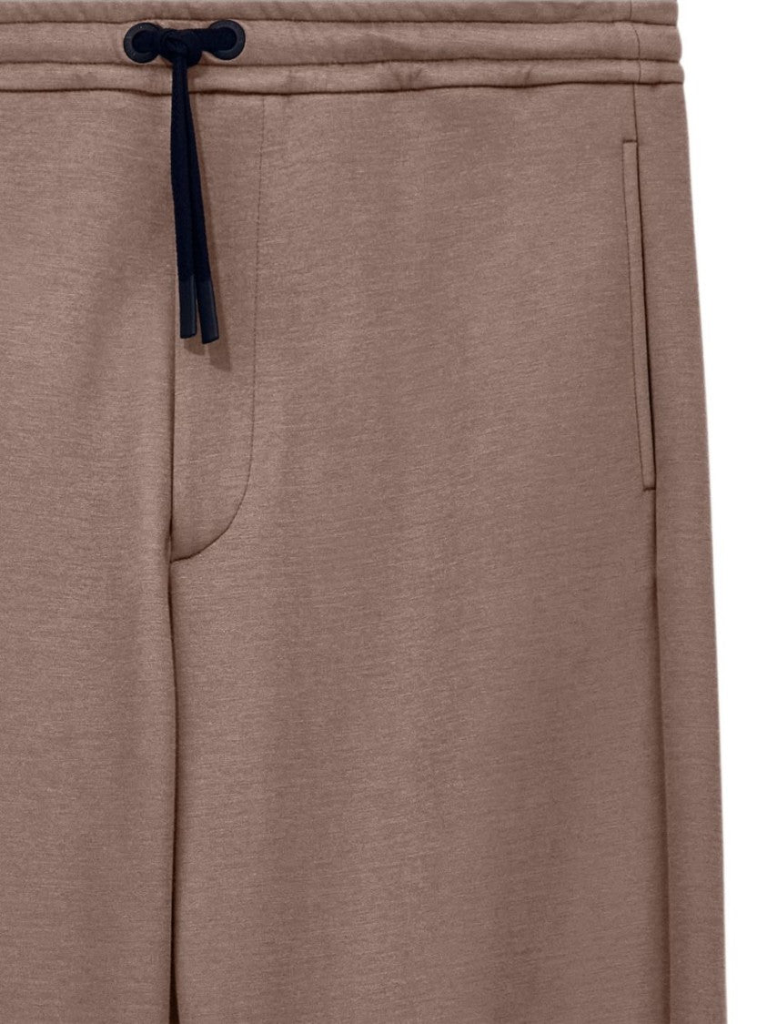 Giorgio Armani Relaxed Fit Contrasting Drawstring Pants