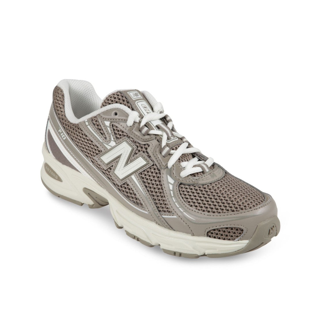 New Balance Classic White Lifestyle Sneakers With Lace-Up Design