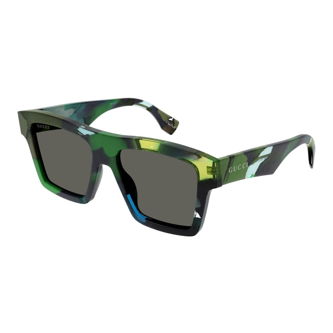 Gucci Gg1623s Oversized Square Frame Camouflage Sunglasses