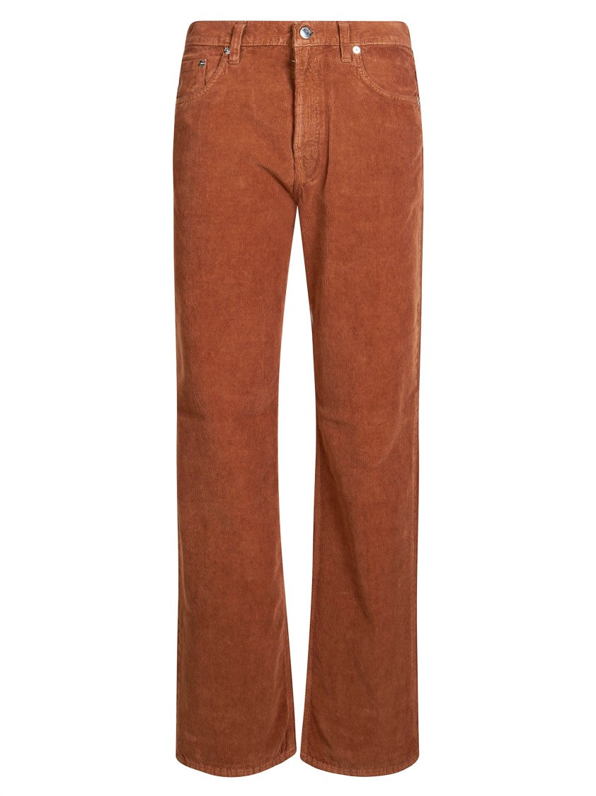 Haikure Korea Velvet Pier Corduroy Wide-Leg Pants